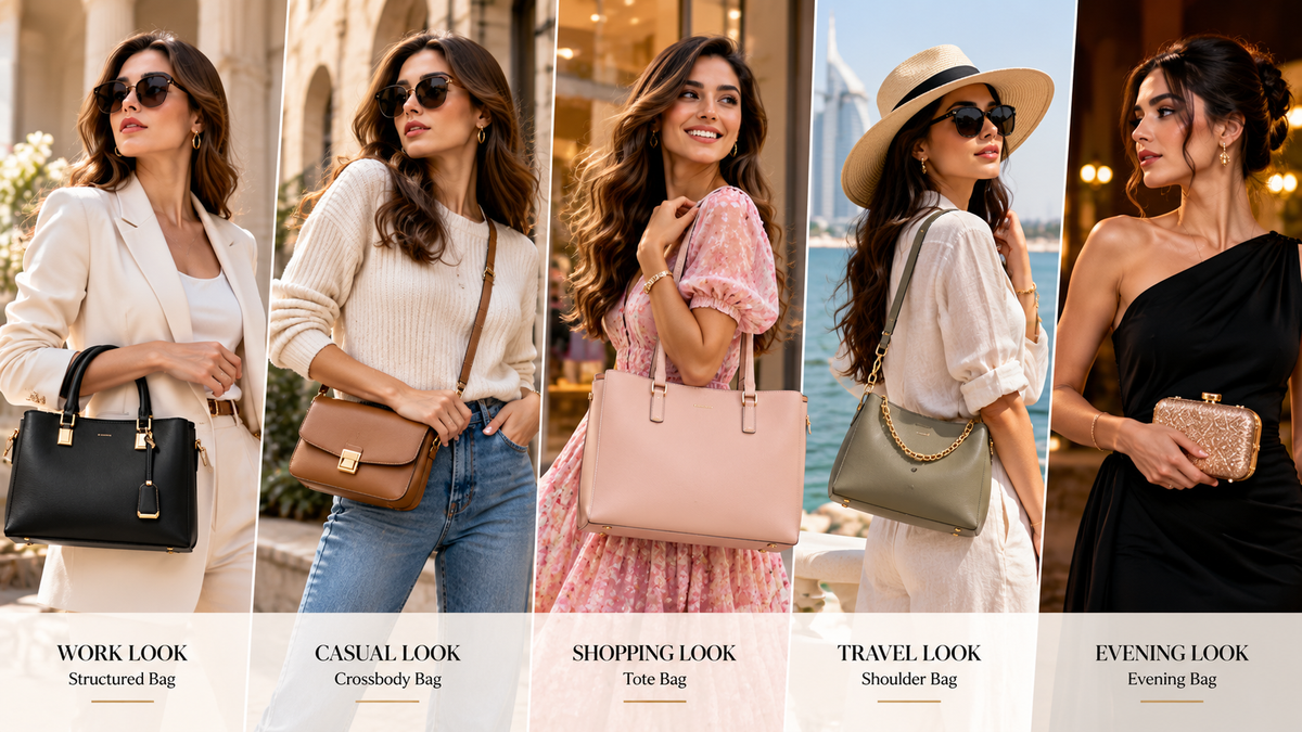 How to choose the perfect ladies handbag based on size, style, color and occasion