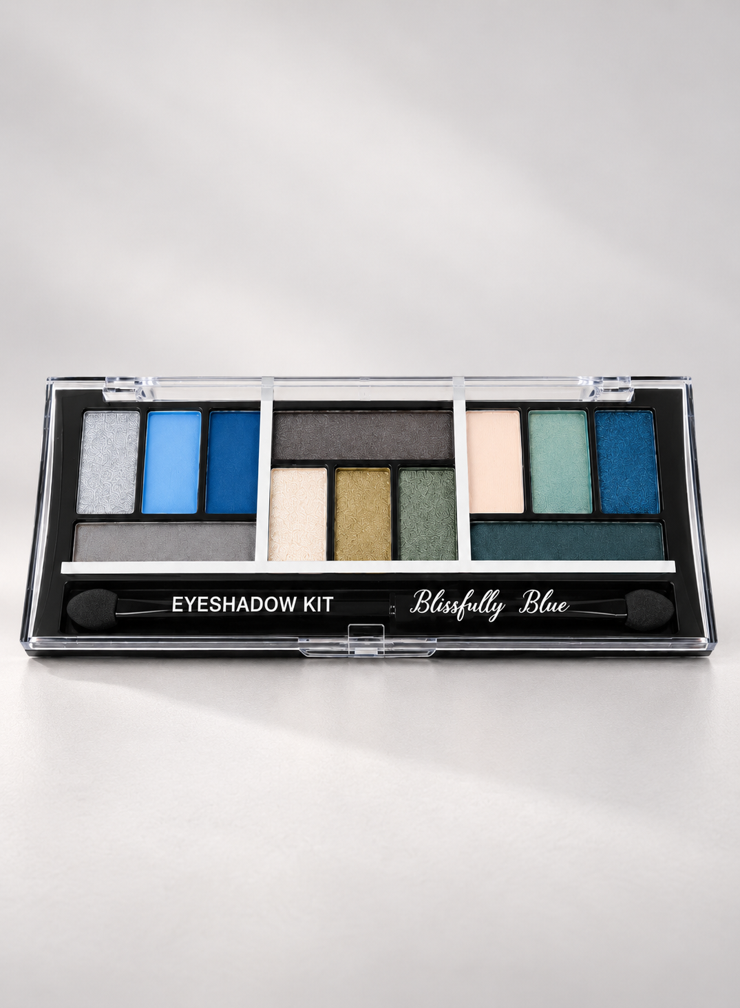 Blissfully Blue Eyeshadow Palette with Dual-Ended Applicator | Dune Style