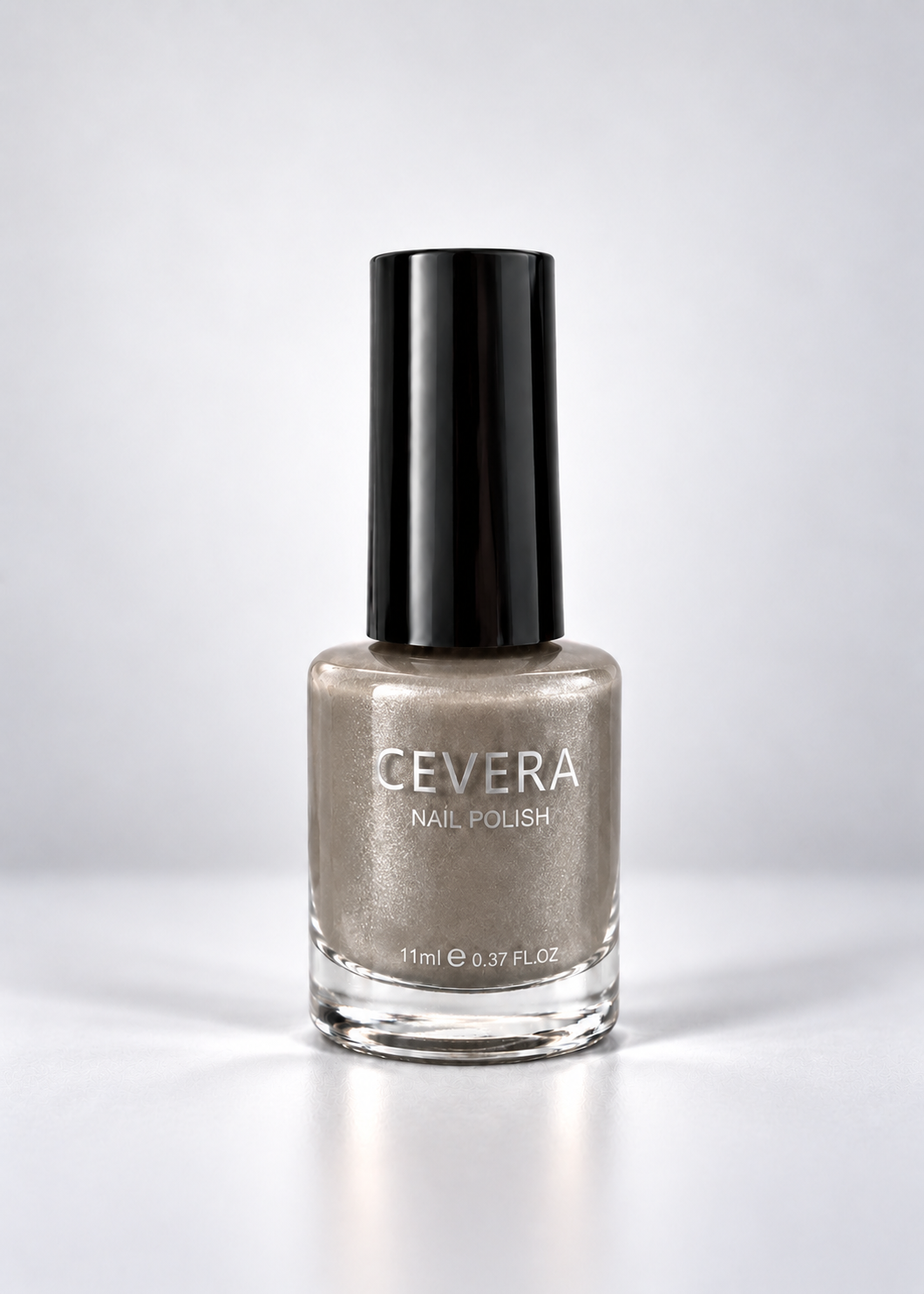 Cevera Nail Polish – Metallic Silver Shimmer Nail Color | Dune Style