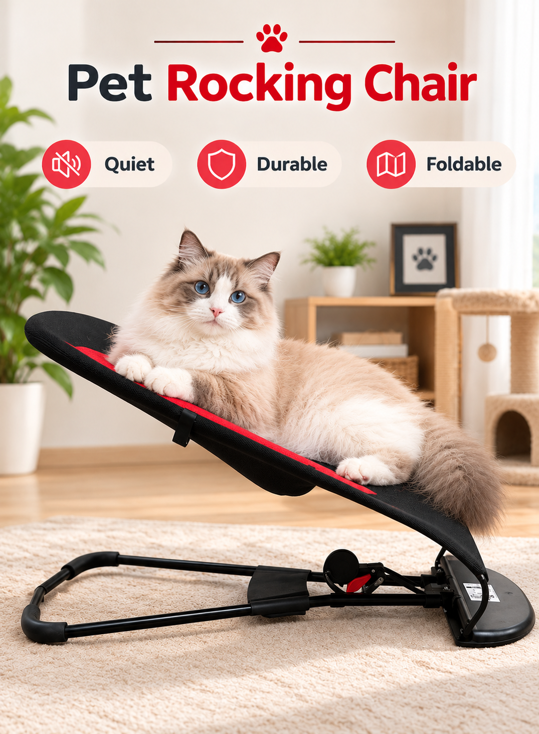 Adjustable Pet Rocking Chair