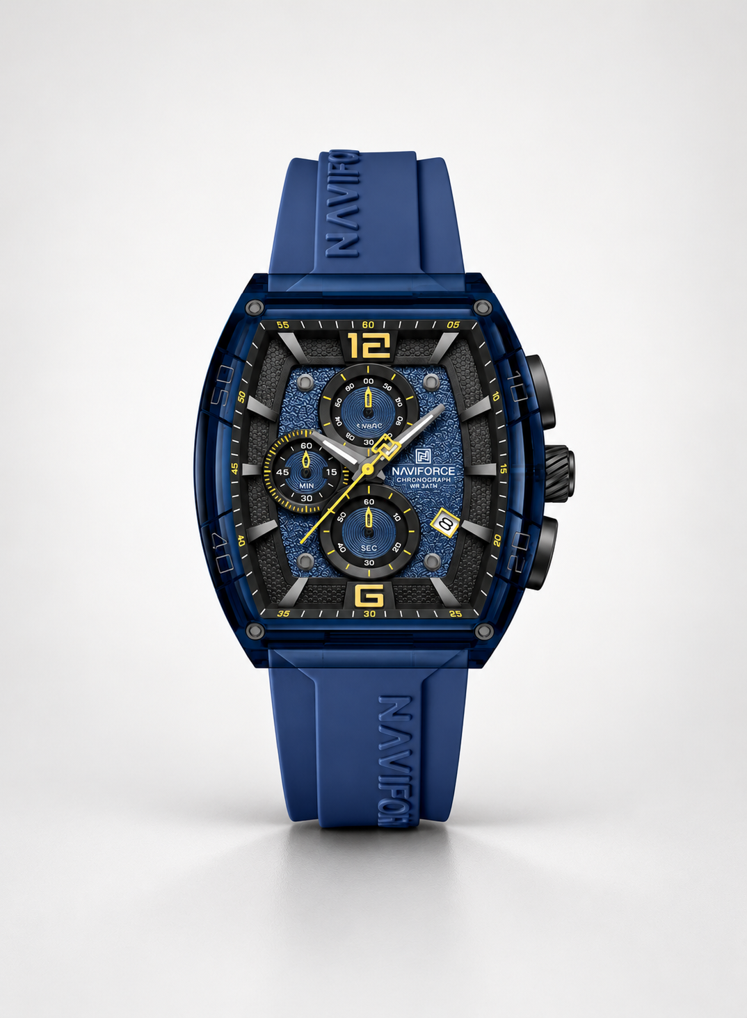NAVIFORCE Men's Blue Chronograph Sports Watch