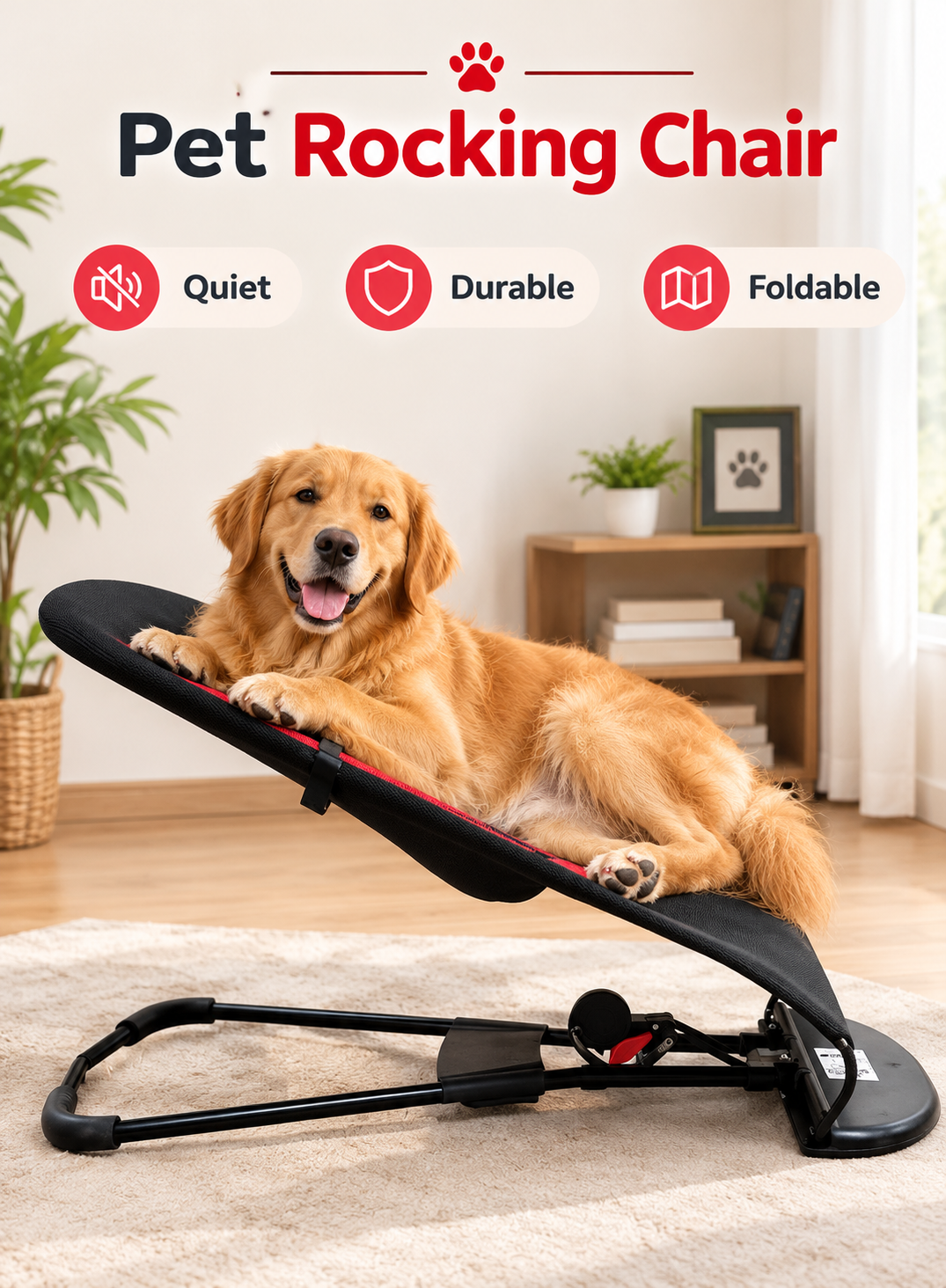 Adjustable Pet Rocking Chair