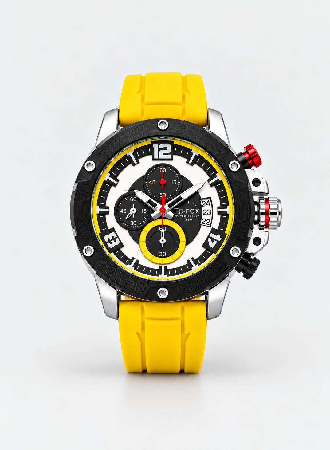 G-FOX Men's Chronograph Sports Watch Chronograph Multi-Dial Display | Dune Style