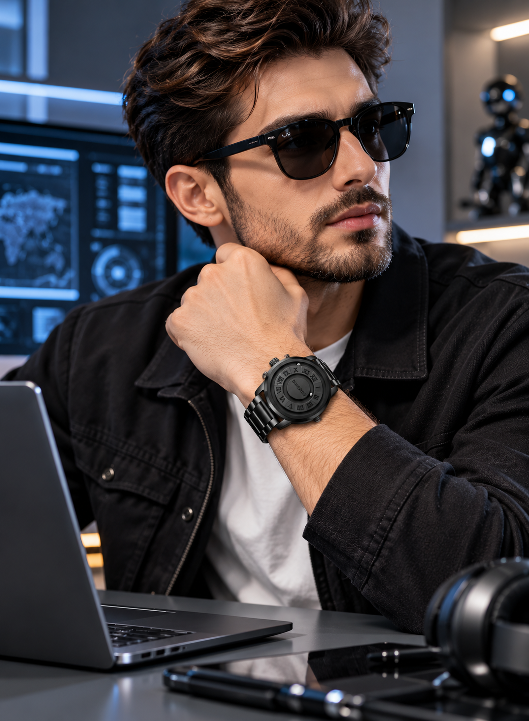 BINBOND Futuristic Technology - Waterproof, Innovative Design and Quartz Movement | Dune Style
