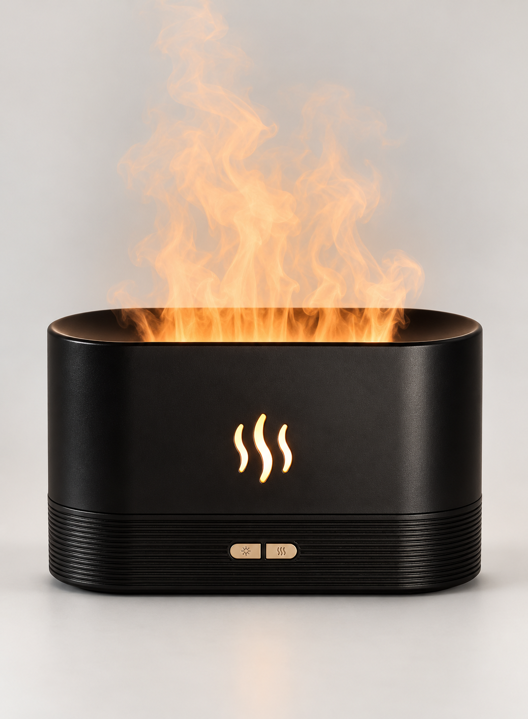 Flame Effect Essential Oil Diffuser & Humidifier – Ultra-Quiet Aroma Mist